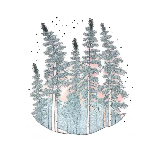 Pine Tree With Roots