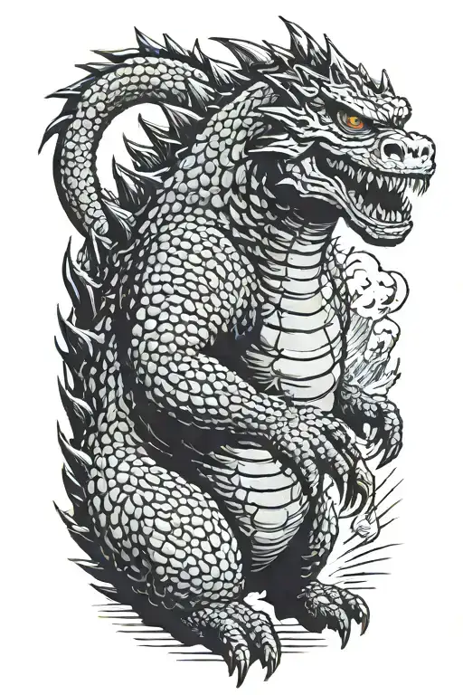 1954 Godzilla From Godzilla That Looks Exactly Like Godzilla No Changes At All Just Godzilla