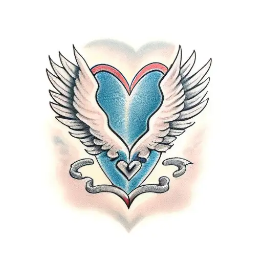 Broken Heart With Wings