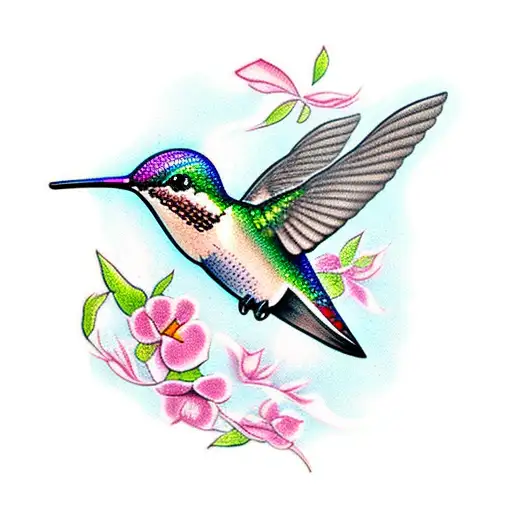Hummingbird With L