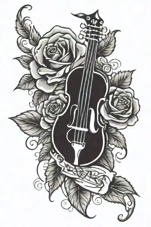 Music And Roses Wrapped