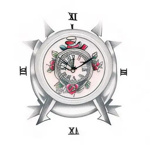 Clock With A Cross