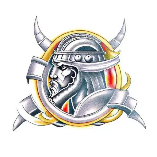 Trojan Warrior With Caduceus