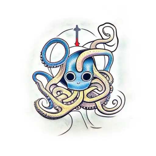 Cross And Octopus