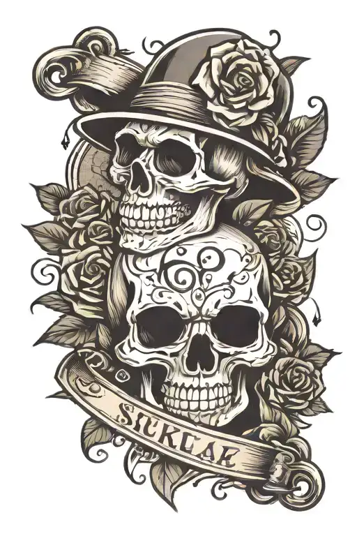 Skull Skate Kids Name