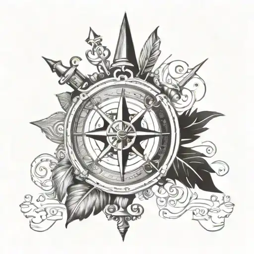 Heraldry And Compass