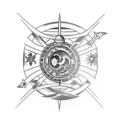 Vegvisir With Space Items Forearm