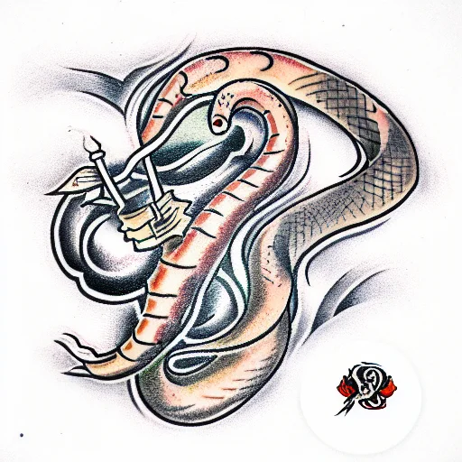 Snake And Dagger