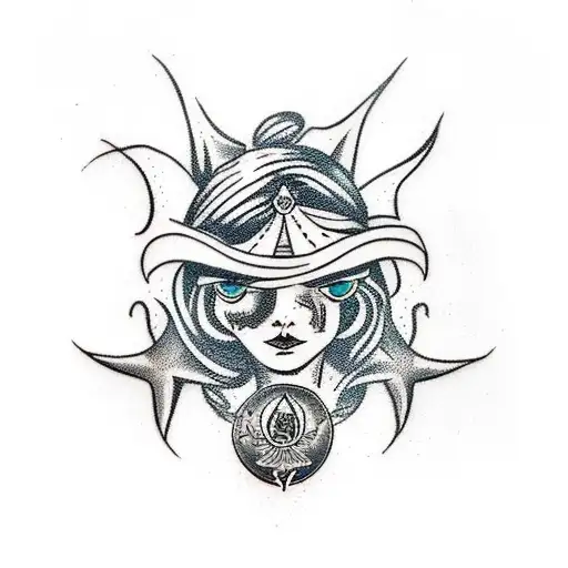 Mermaid With Third Eye