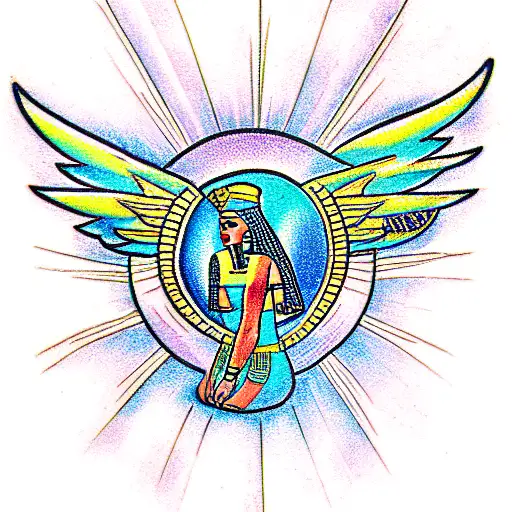 Egyptian Winged Sun