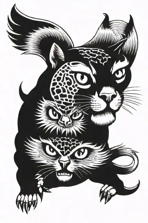 Panther And Owl