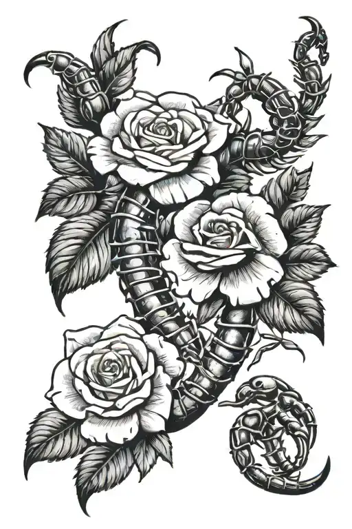 Roses And A Scorpion