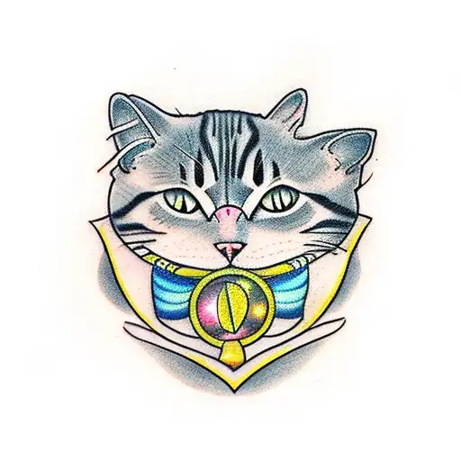 Cat Black Anda White