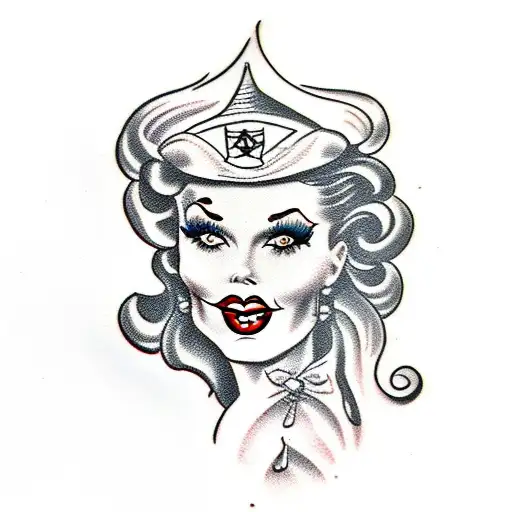 Halloween Pin Up Woman