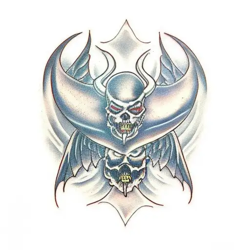 Demon Wings For The Back Of The Neck