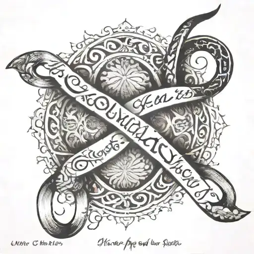 Infinity Symbol Names Written