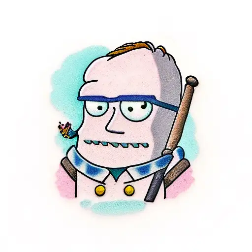 Ralph Wiggum With Guitar