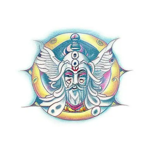 Overlapped Image Of All Three Astras In The Hindu Mythology