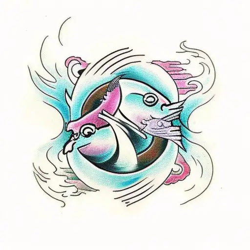 Yin And Yang Fish