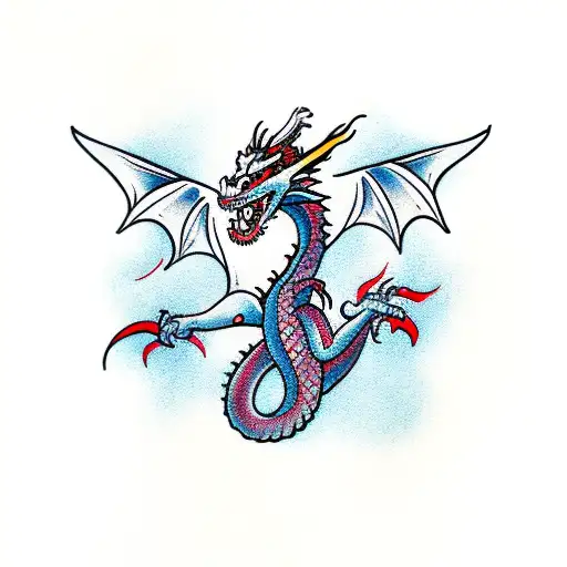 A Dragon Dancing Gracefully In A Traditional Style