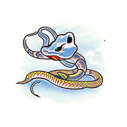 Snake On Danger With Date On It