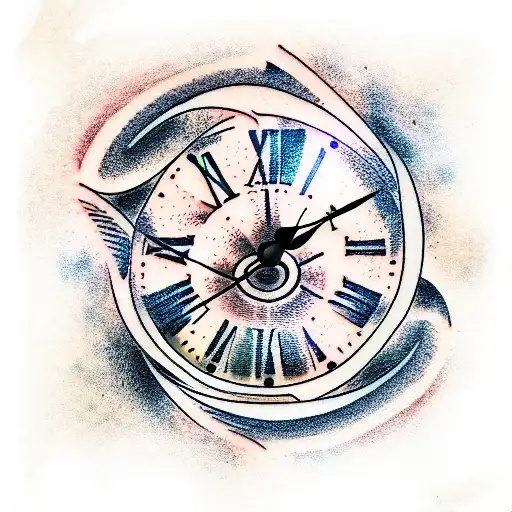 A Clock With Outside Gears