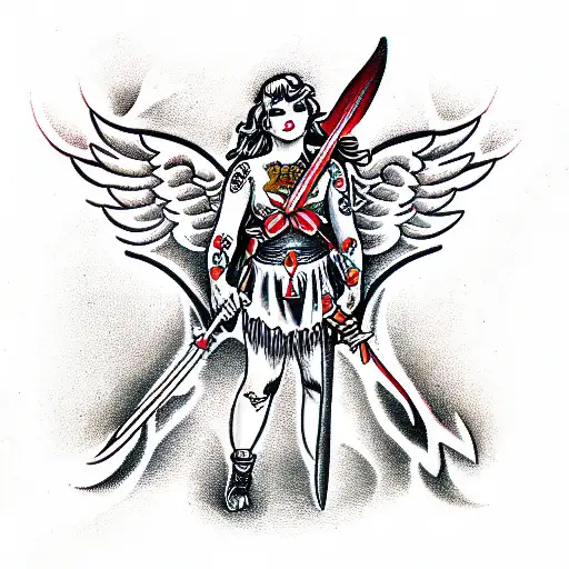 Angel Warrior With Sword