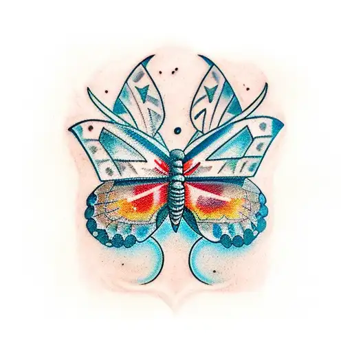 The Letter G With A Butterfly Wing