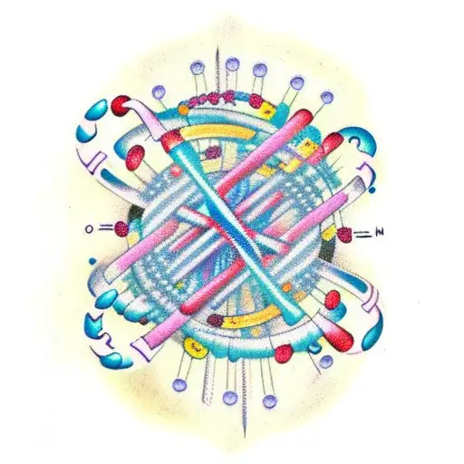Dna Molecule Made Of Music Notes