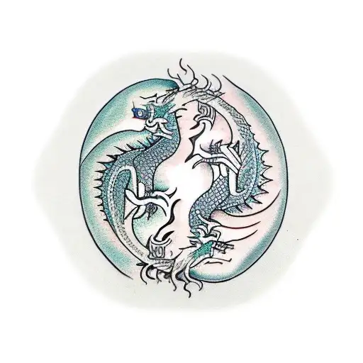 Dragon And Yin-yang