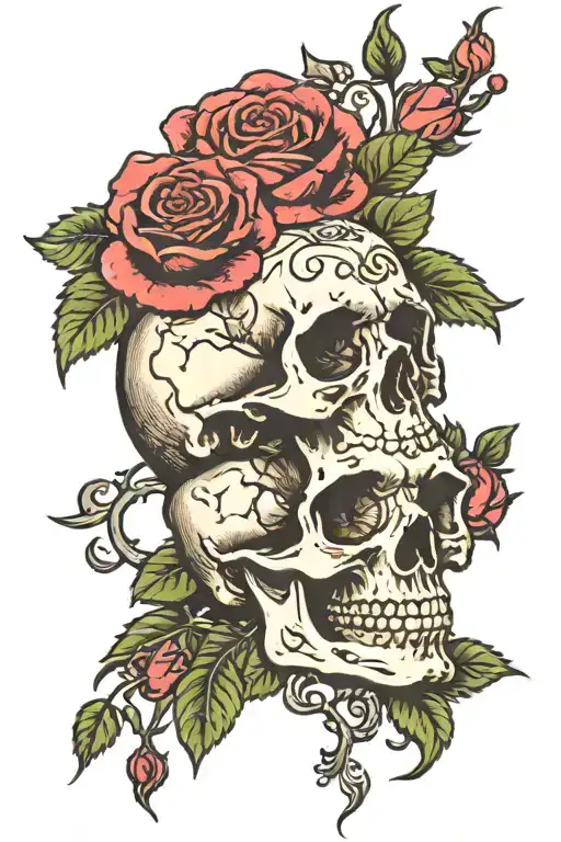 Hamlin Skull And Roses