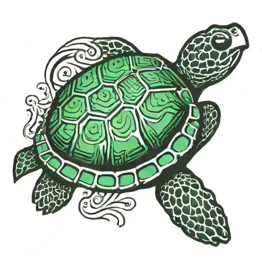 Emerald Shellback Turtle