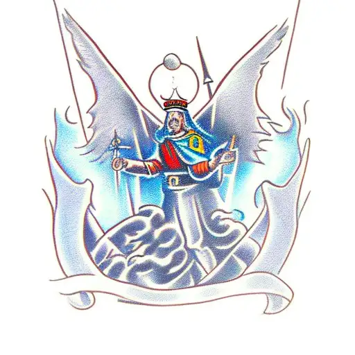 Saint Jorge Killing A Demon