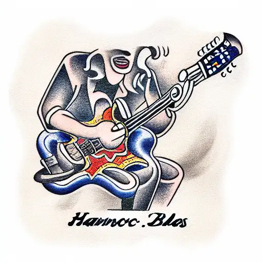 Blues Guitar And Harmonica