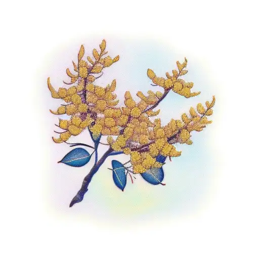 Australian Golden Wattle Tree
