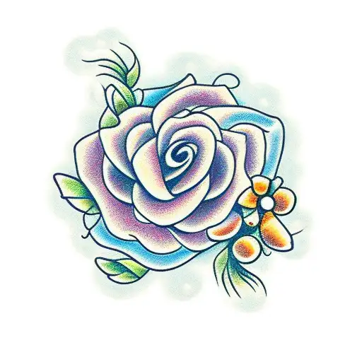 Flower Vine With Seashell