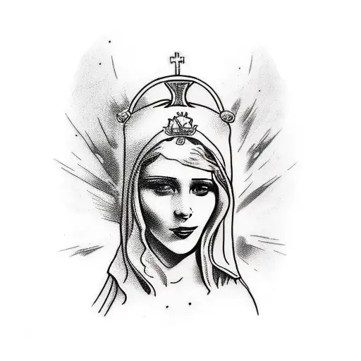 Mary Magdalene No Colour