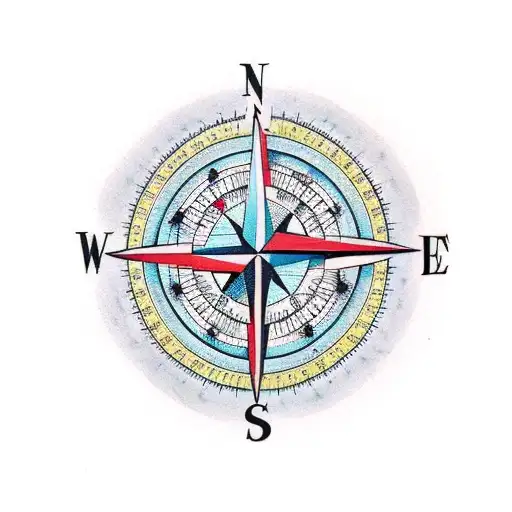 Compass With Water