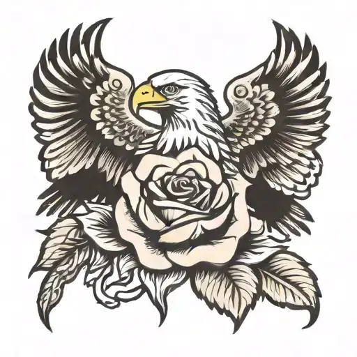 Rose And Eagle