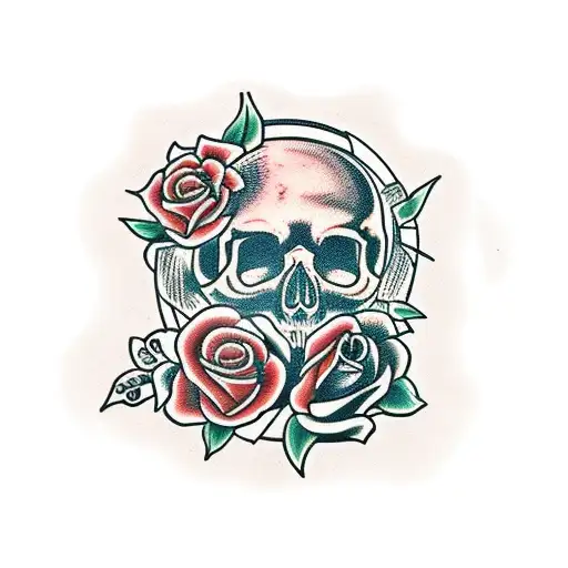 Skull And Roses