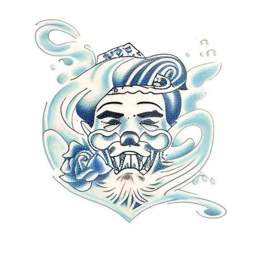 Waves With Script Saying Come As You Are