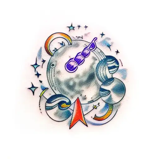 Dj And Music In Outer Space