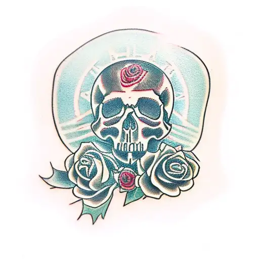 Skull And Roses