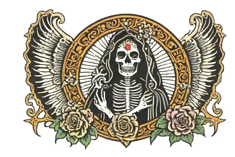 San La Muerte Emo Dark Style