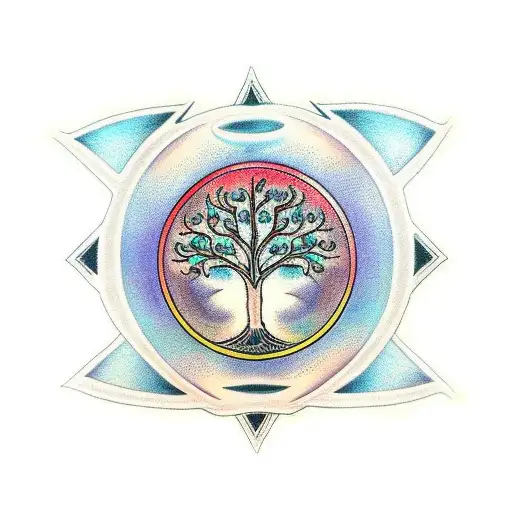 Tree Of Life And Runes