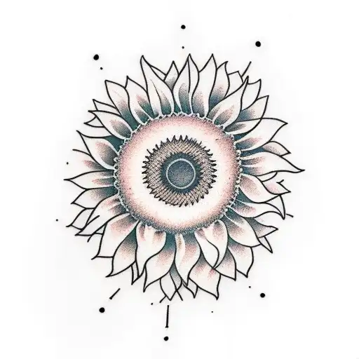 Sunflower Music Writer Half Sleeve