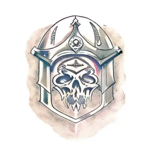 Medieval Long Sword And Helmet