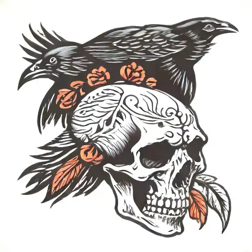 Crow Skull