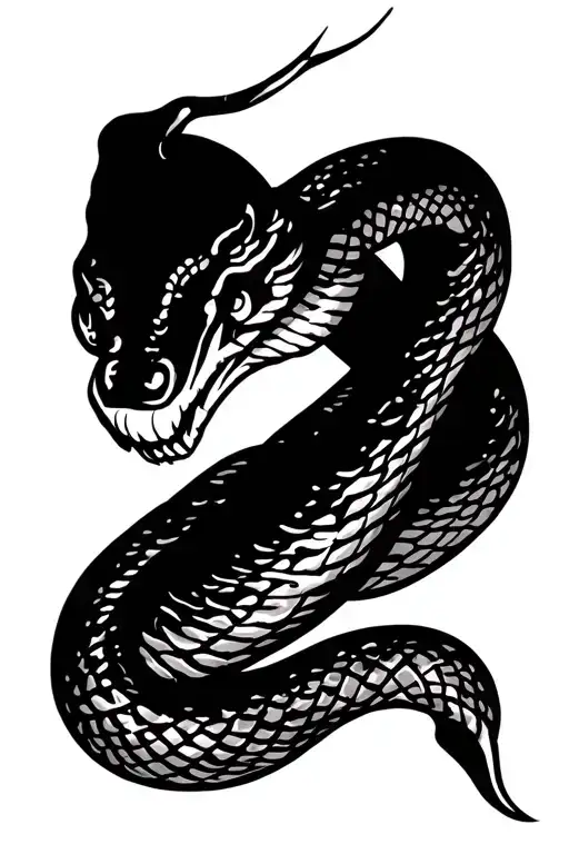 Tradicional Snake Wrapped Loosely