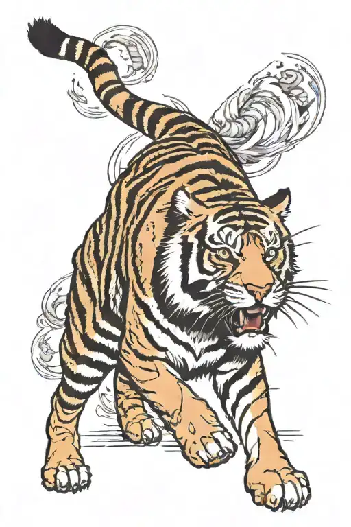 Tiger Walking